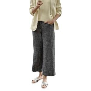 J. Jill Love Linen Relaxed Cropped Pants Size 2x